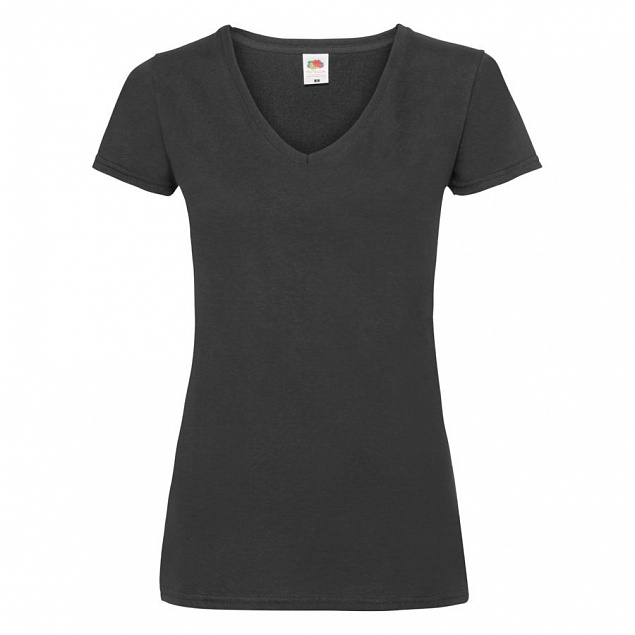 Футболка женская "Lady-Fit V-Neck T" с логотипом в Люберцах заказать по выгодной цене в кибермаркете AvroraStore