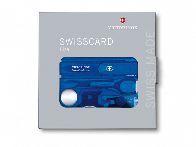 Швейцарская карточка «SwissCard Lite», 13 функций с логотипом в Люберцах заказать по выгодной цене в кибермаркете AvroraStore