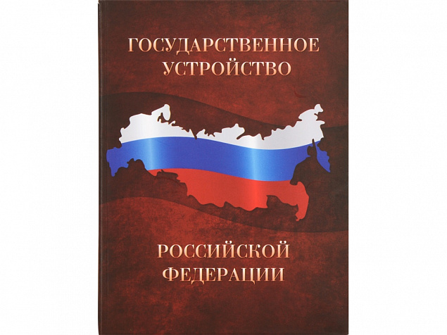 Часы Государственное устройство Российской Федерации, коричневый/бордовый с логотипом в Люберцах заказать по выгодной цене в кибермаркете AvroraStore