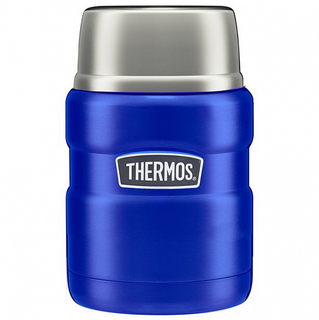 Термос для еды Thermos SK3000, синий с логотипом в Люберцах заказать по выгодной цене в кибермаркете AvroraStore