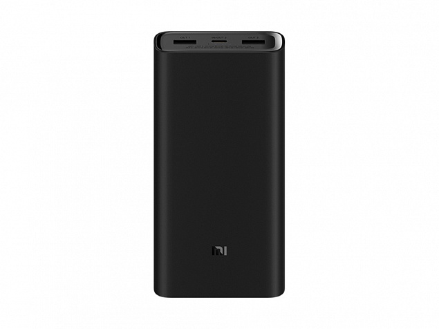 Аккумулятор внешний 20000mAh Mi Power Bank 3 Pro PLM07ZM (VXN4254GL) с логотипом в Люберцах заказать по выгодной цене в кибермаркете AvroraStore