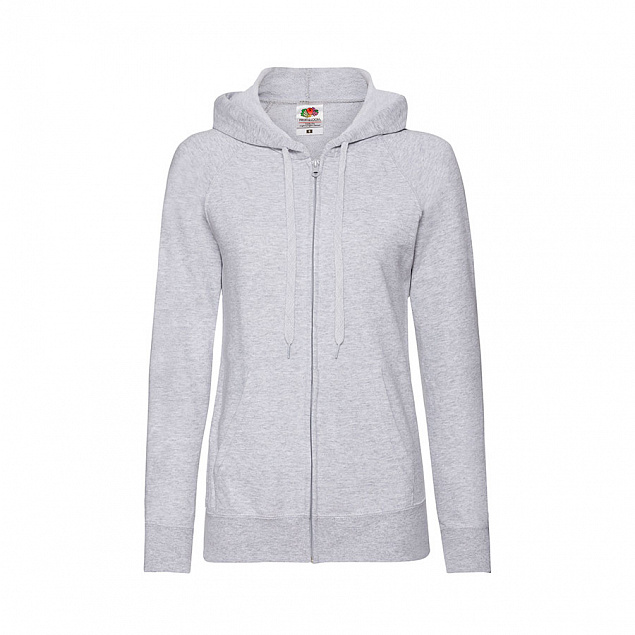 Толстовка женская без начеса LADIES LIGHTWEIGHT HOODED SWEAT 240 с логотипом в Люберцах заказать по выгодной цене в кибермаркете AvroraStore